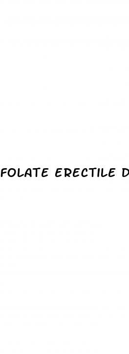 folate erectile dysfunction