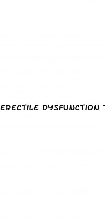 erectile dysfunction tests