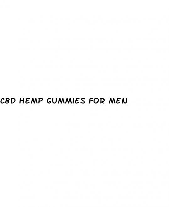 cbd hemp gummies for men