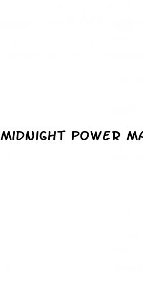 midnight power male enhancing pills