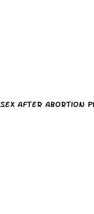 sex after abortion pill bleeding