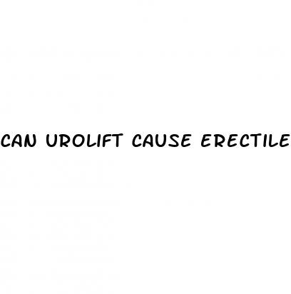 can urolift cause erectile dysfunction