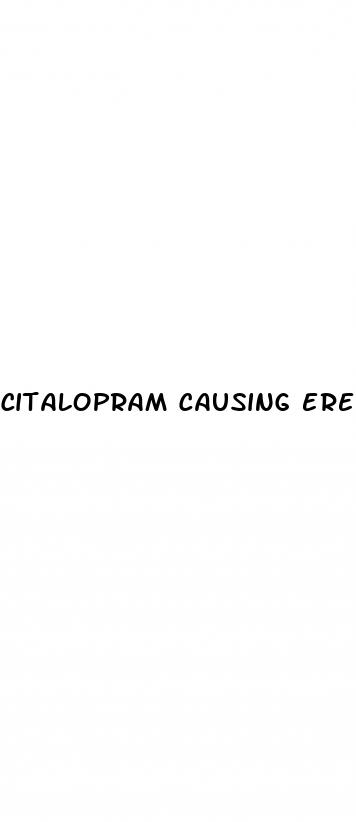 citalopram causing erectile dysfunction