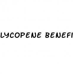 lycopene benefits for erectile dysfunction