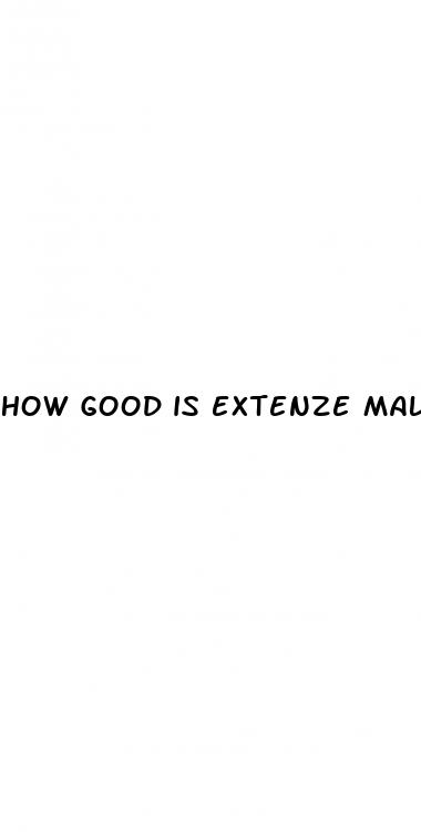 how good is extenze male enhancement