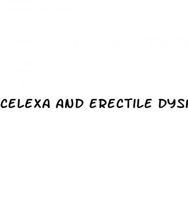 celexa and erectile dysfunction