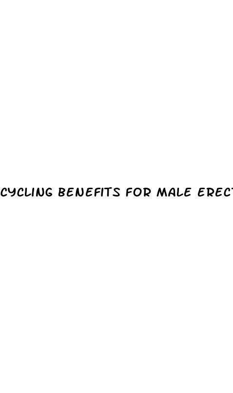 cycling benefits for male erectile dysfunction