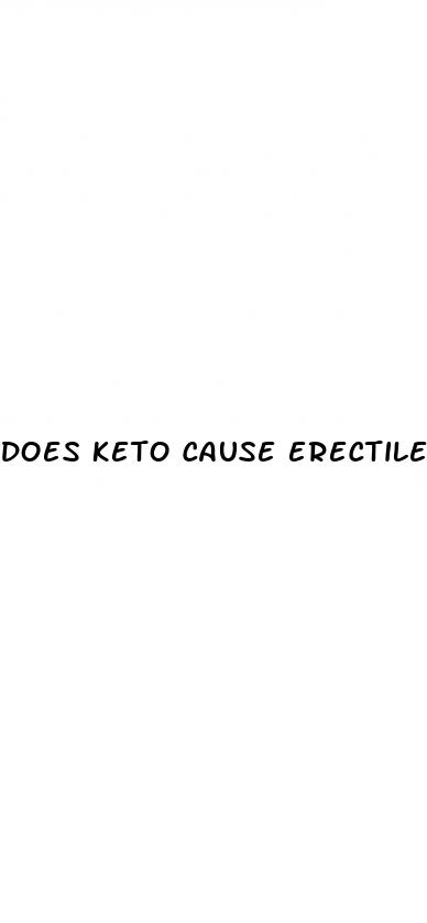 does keto cause erectile dysfunction