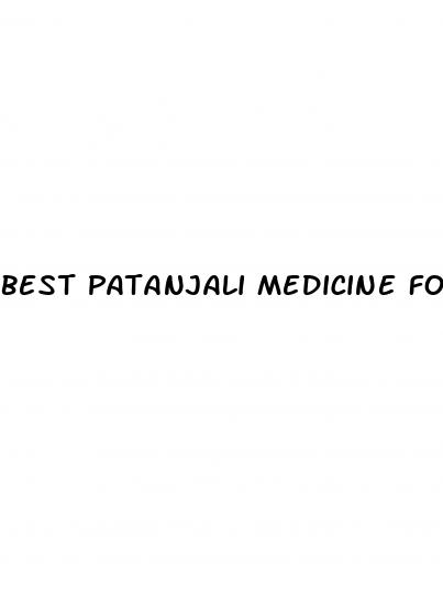 best patanjali medicine for erectile dysfunction