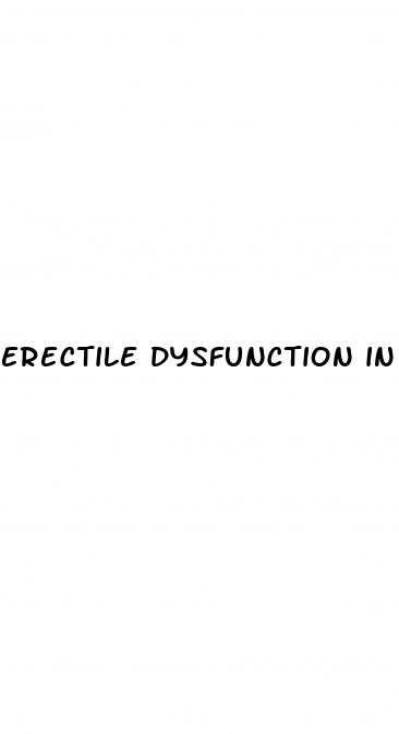 erectile dysfunction in healthy male