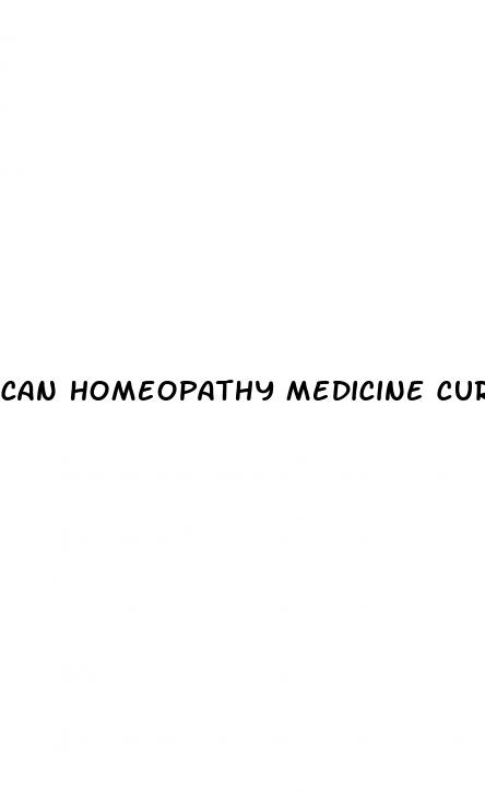 can homeopathy medicine cure erectile dysfunction