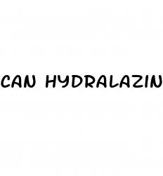 can hydralazine help erectile dysfunction