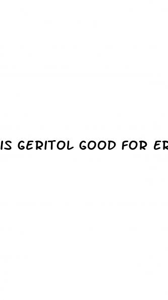 is geritol good for erectile dysfunction