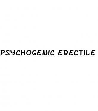 psychogenic erectile dysfunction classification and management