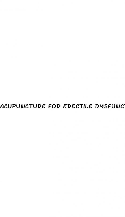 acupuncture for erectile dysfunction vancouver