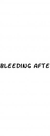 bleeding after sex on new pill