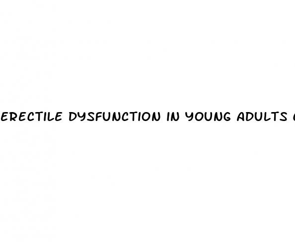 erectile dysfunction in young adults causes