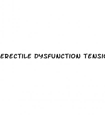 erectile dysfunction tension bands