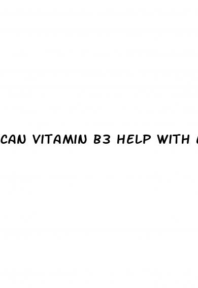 can vitamin b3 help with erectile dysfunction