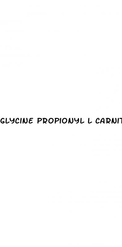 glycine propionyl l carnitine and erectile dysfunction