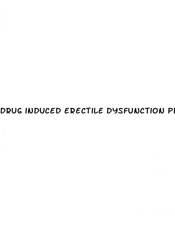 drug induced erectile dysfunction pdf