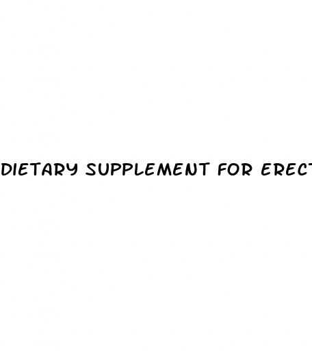 dietary supplement for erectile dysfunction