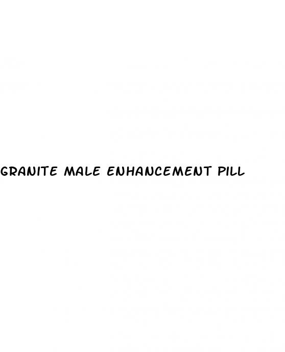 granite male enhancement pill