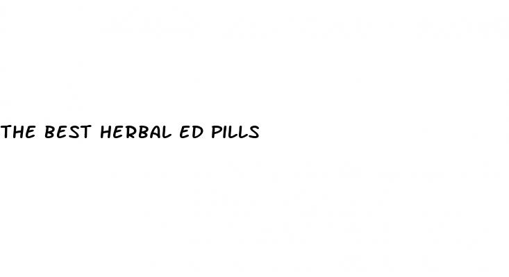 the best herbal ed pills