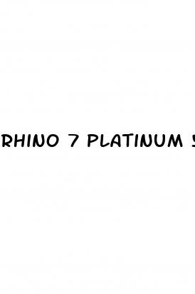 rhino 7 platinum 5000 pills