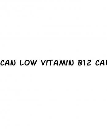 can low vitamin b12 cause erectile dysfunction