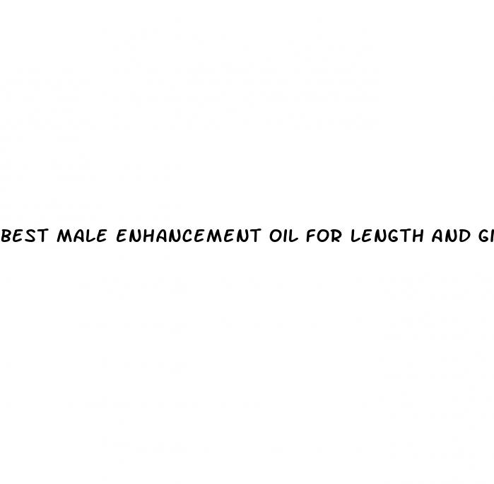 best male enhancement oil for length and girth