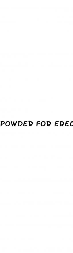 powder for erectile dysfunction