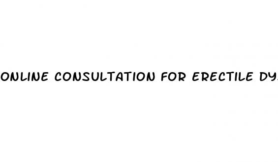 online consultation for erectile dysfunction