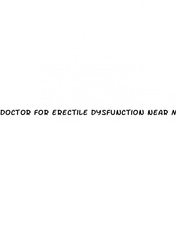 doctor for erectile dysfunction near me