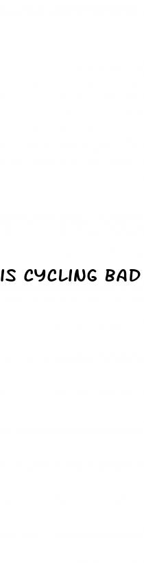 is cycling bad for erectile dysfunction