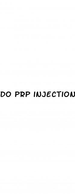 do prp injections for erectile dysfunction