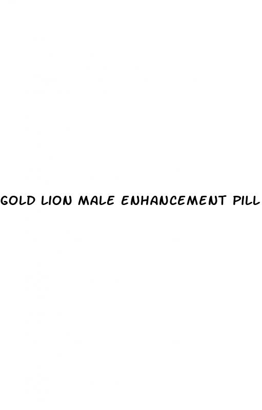 gold lion male enhancement pill