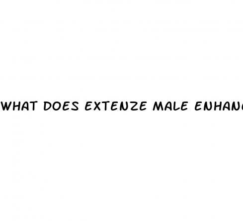 what does extenze male enhancement drink do