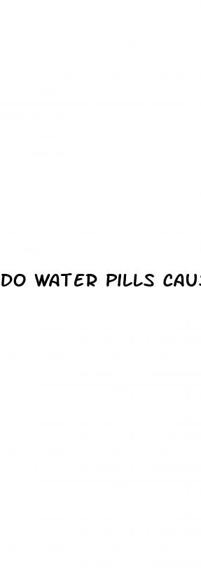 do water pills cause erectile dysfunction