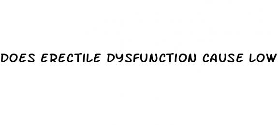 does erectile dysfunction cause lower libido