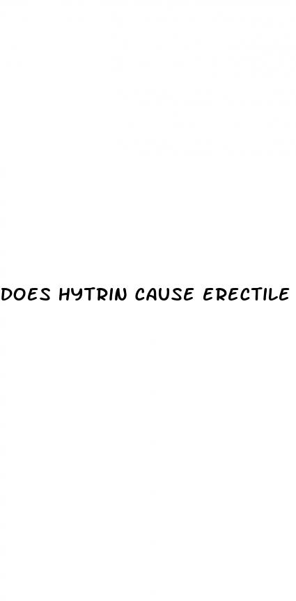 does hytrin cause erectile dysfunction