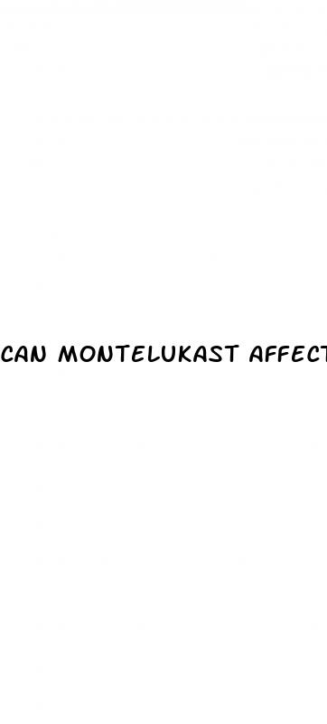 can montelukast affect erectile dysfunction