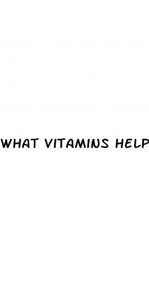 what vitamins help erectile dysfunction