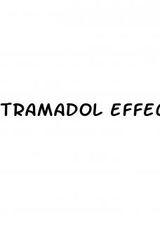 tramadol effect on erectile dysfunction