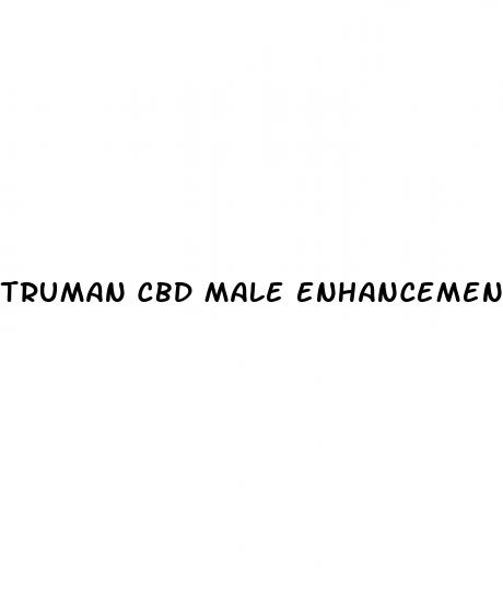 truman cbd male enhancement gummies reviews