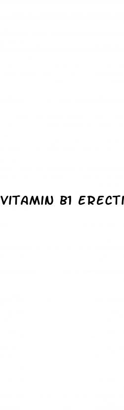 vitamin b1 erectile dysfunction