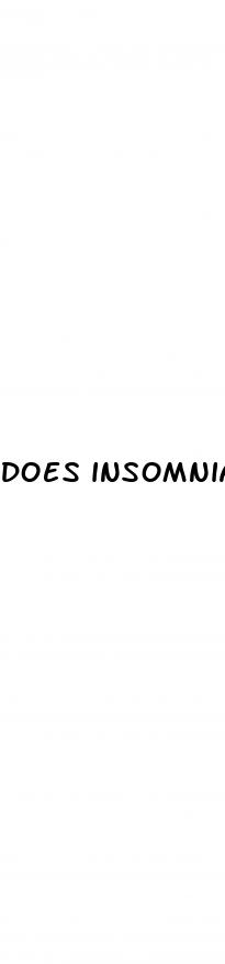 does insomnia cause erectile dysfunction