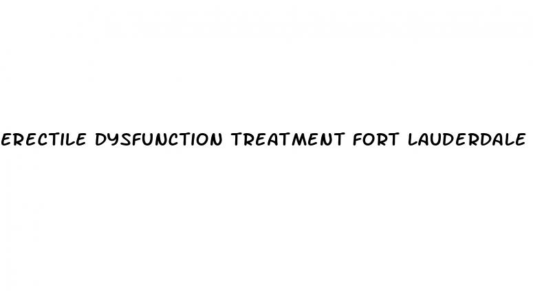 erectile dysfunction treatment fort lauderdale