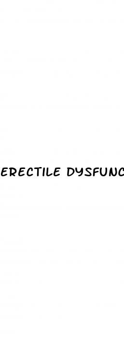 erectile dysfunction an early sign of cardiovascular disease