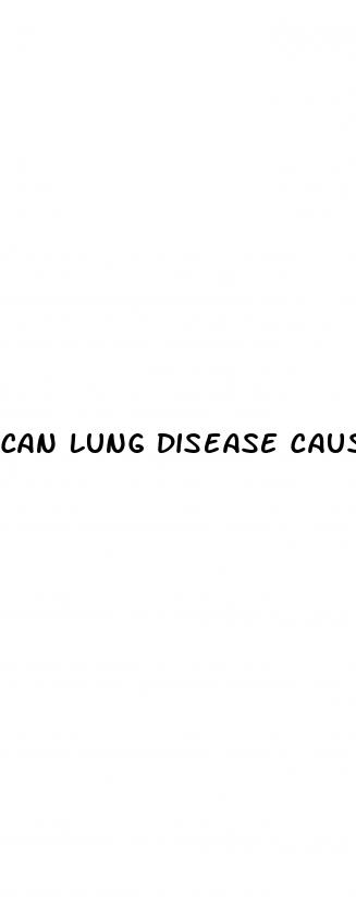 can lung disease cause erectile dysfunction